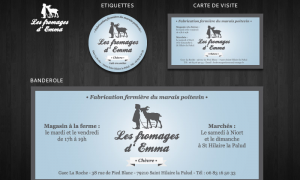 projet identité visuelle fromage emma 